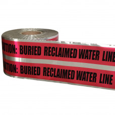 Underground Tape Caution Buried Electric Line, 2"W x 1000'L, Black/Red