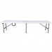 72" x 12" Portable Plastic Folding Bench Indoor and Outdoor