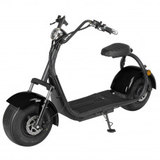 Fat Tire Electric Scooter With Two Wheels 60V, 20Ah, 2000W, Black