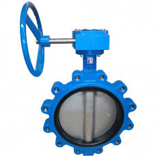 Butterfly Valve 5 Pcs Lug Style Butterfly Valve Ductile Iron 12" Pipe Size Class 150