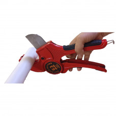 Pipe Cutter 2 1/2 Inches PVC Pipe Automatic Cutter Aluminum Alloy Handle Stainless Steel Blade